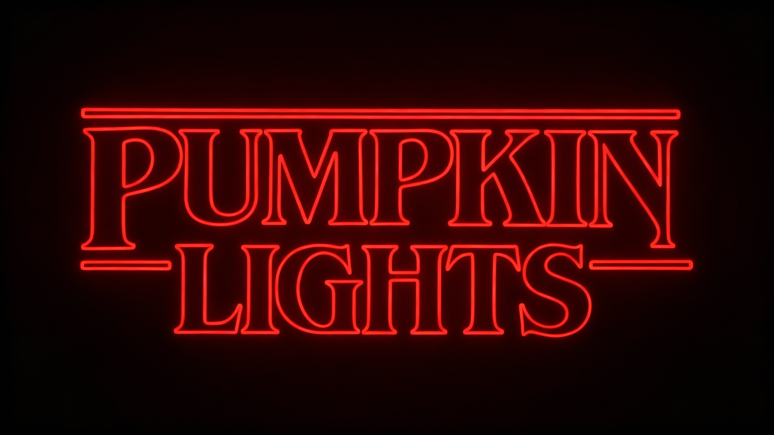 PumpkinLights – Stranger-Style Logo